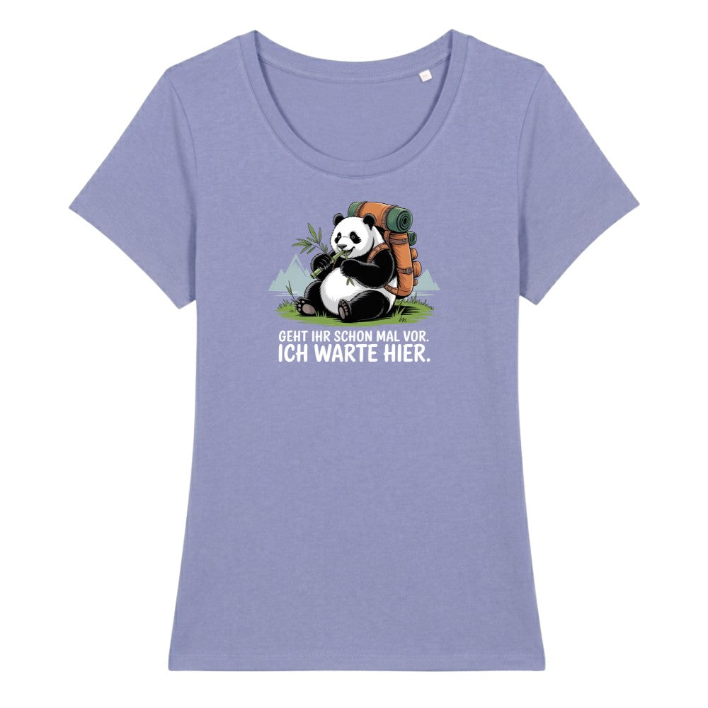 Geht schon mal vor Panda Frauenshirt