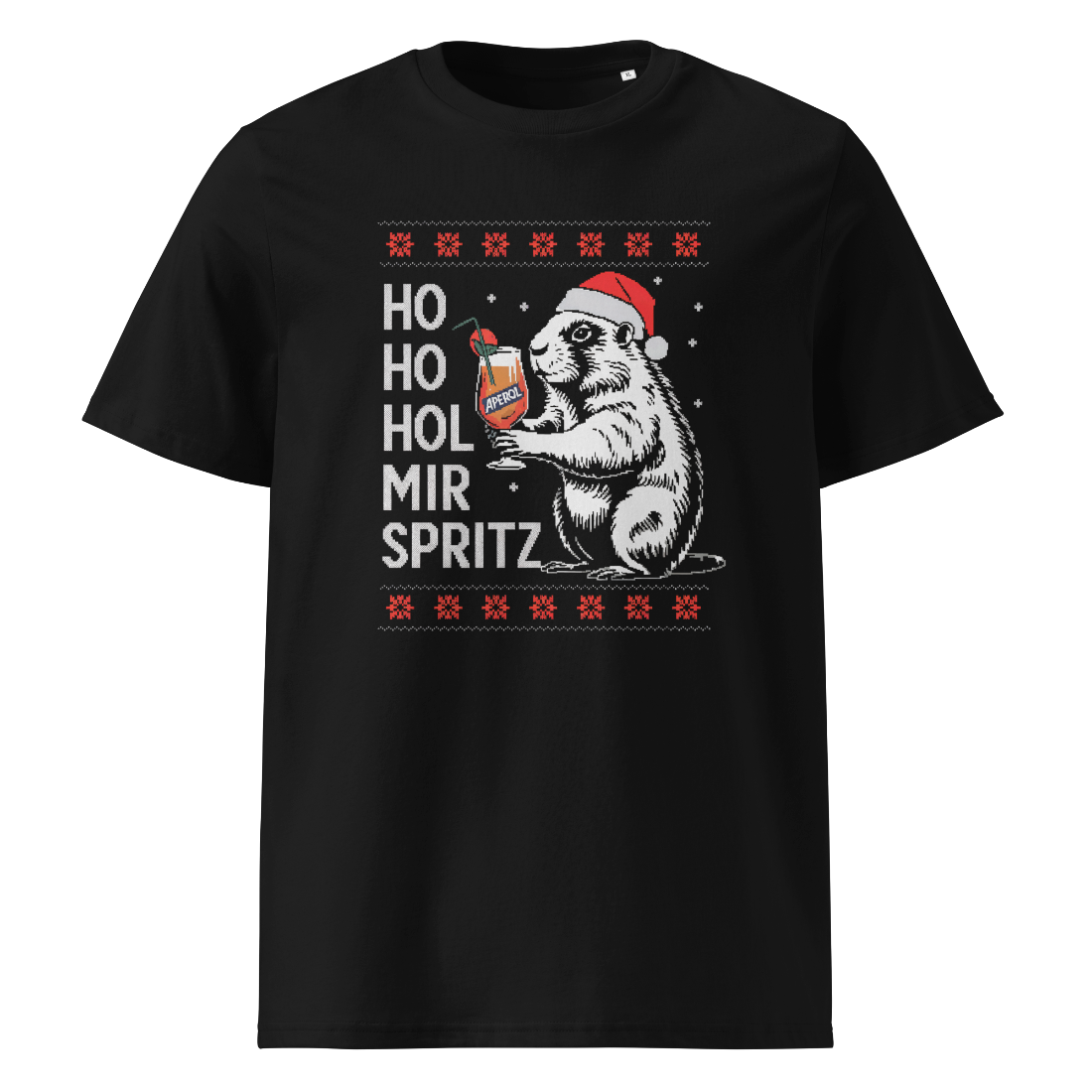 Ho Ho Hol Spritz Christmas Premium T-Shirt Unisex