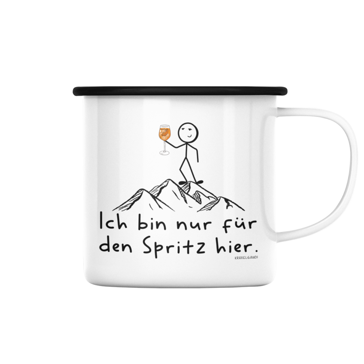 Spritz Emaille Tasse