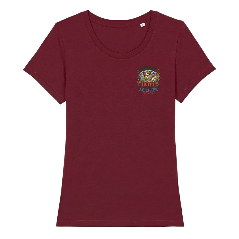 Bergauf hüpft sich's leichter Frauenshirt