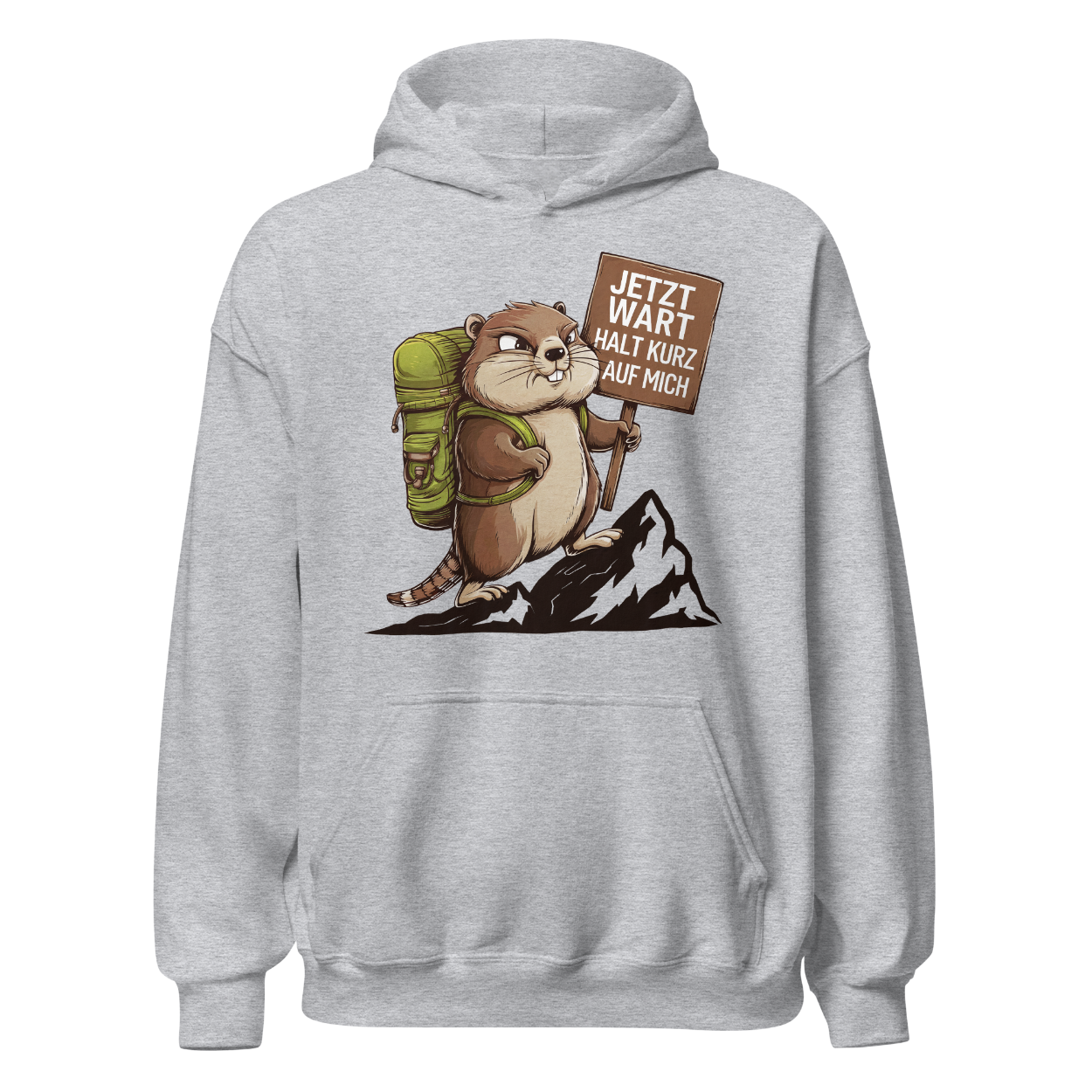 Warte kurz Hoodie Unisex