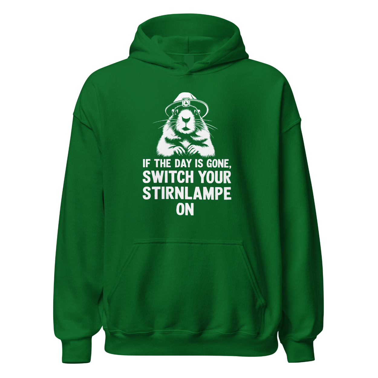 Stirnlampe Hoodie Unisex