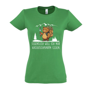 Kaiserbär Frauen Shirt in Kelly Green – Vorderansicht