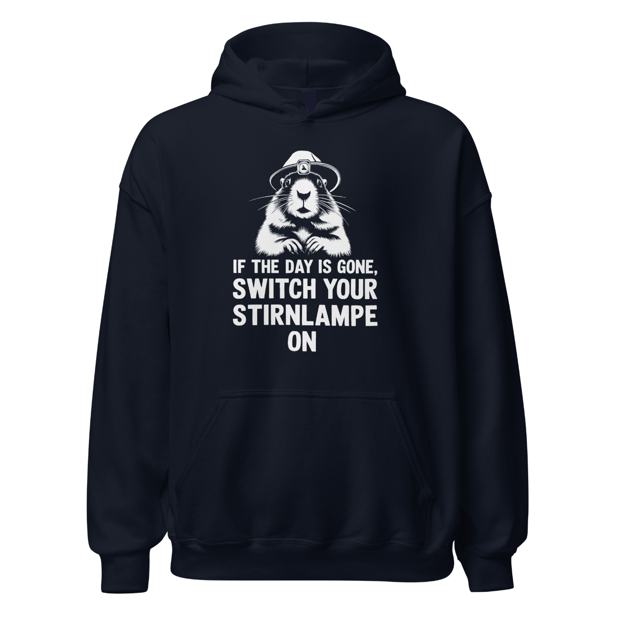 Stirnlampe Hoodie Unisex