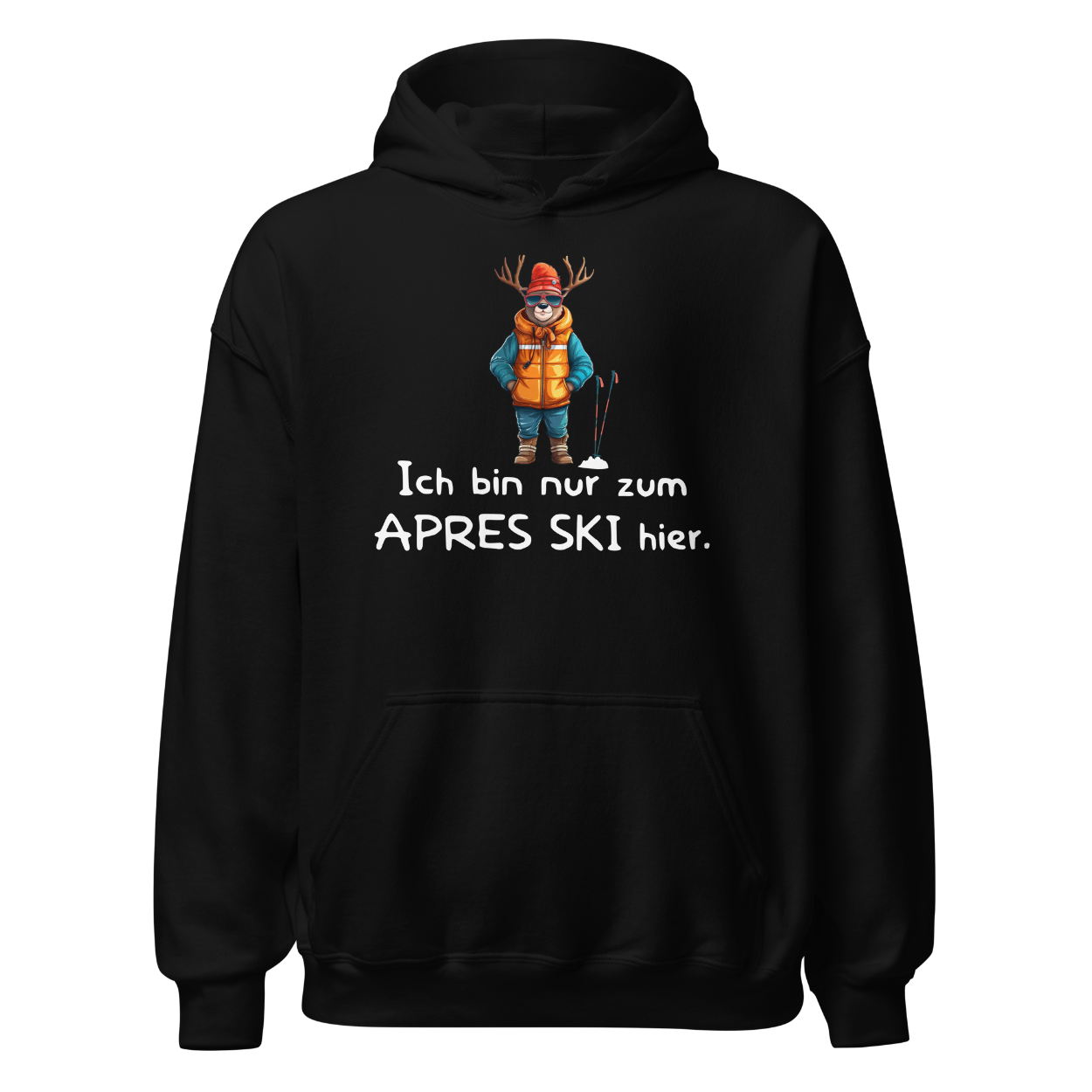 Lustig Witzige Pullis Apres Ski Fanatiker Hoodie Unisex – Kraxelgaudi