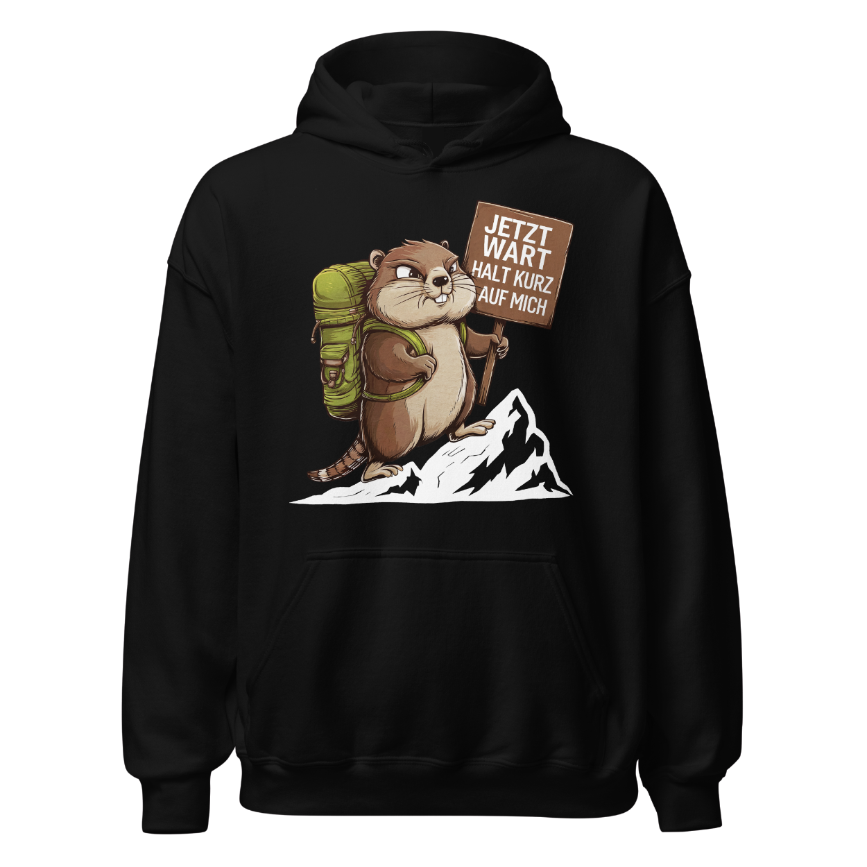 Warte kurz Hoodie Unisex