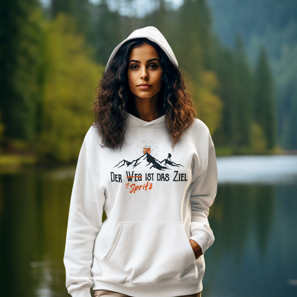 Spritz ist das Ziel Hoodie Unisex