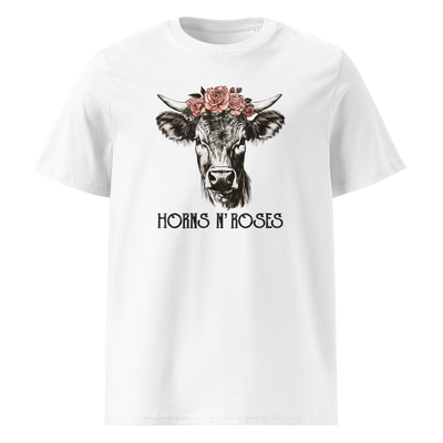 Horns N´ Roses T-Shirt Unisex