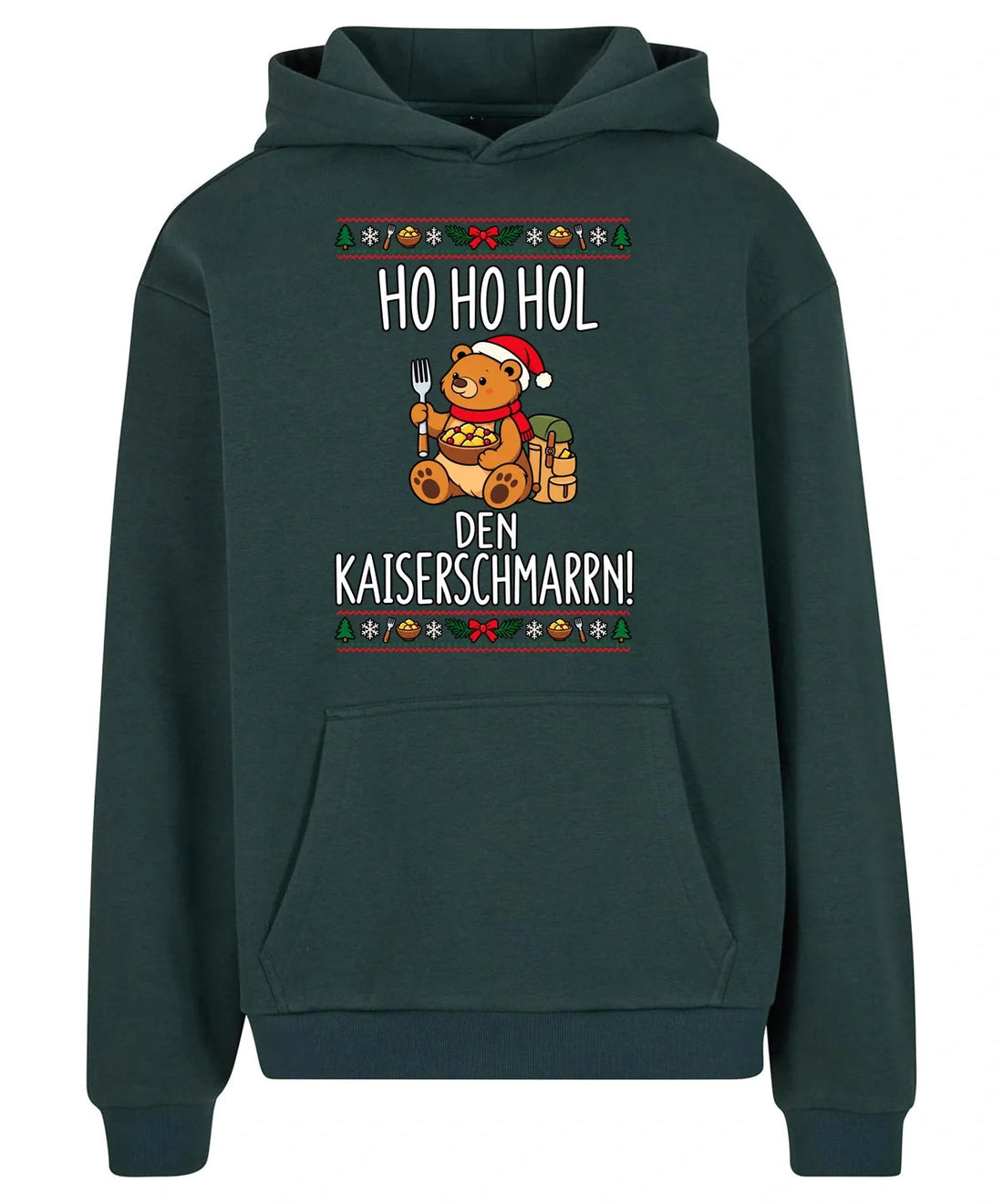 Kaiserbär Christmas – Hoodies – Kaiserbär Ho Ho Hol in Grün