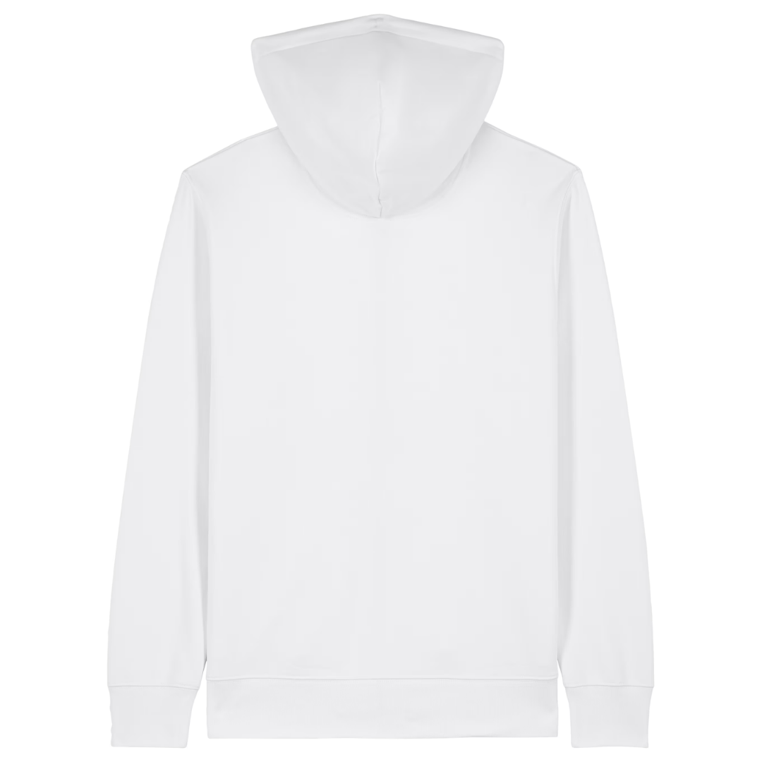 Lift Zipper Hoodie Weiß Back