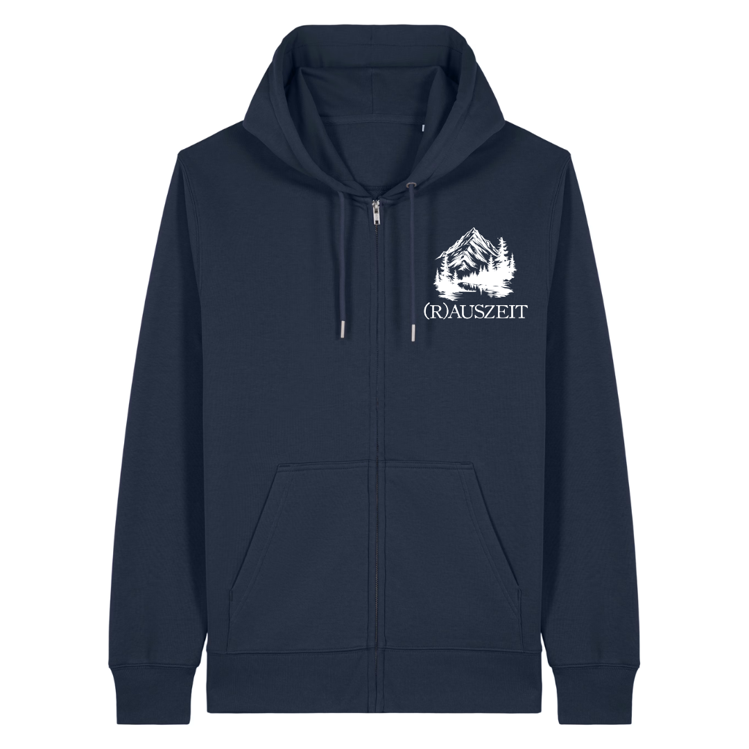 Rauszeit Zipper Hoodie Navy Front