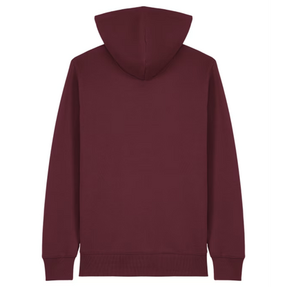 Kaiserohr Zipper Hoodie Burgunder Back
