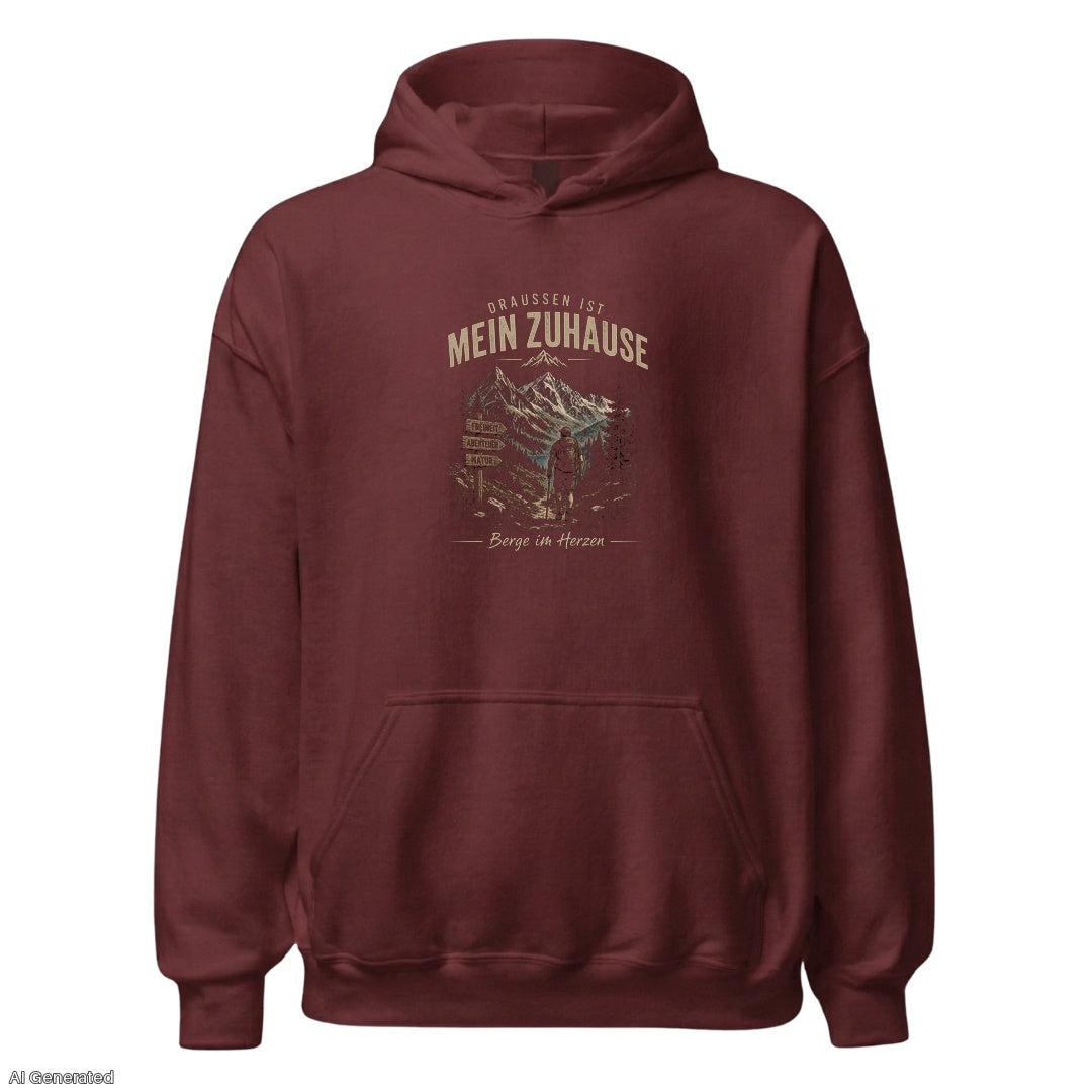 Burgunder – Unisex Hoodie