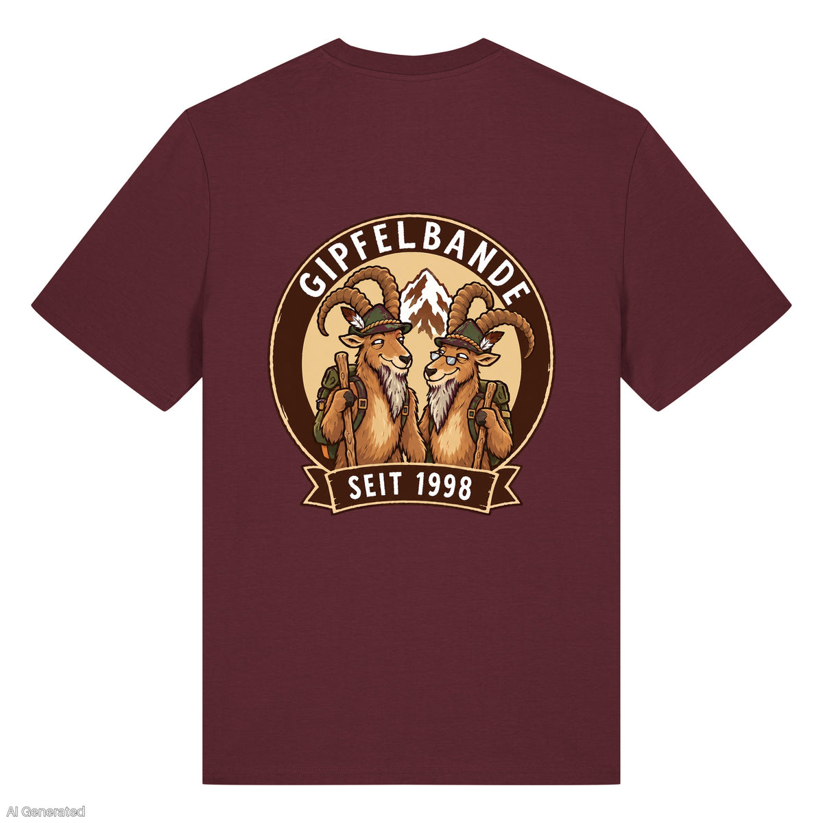 Burgunder – Unisex T-Shirt