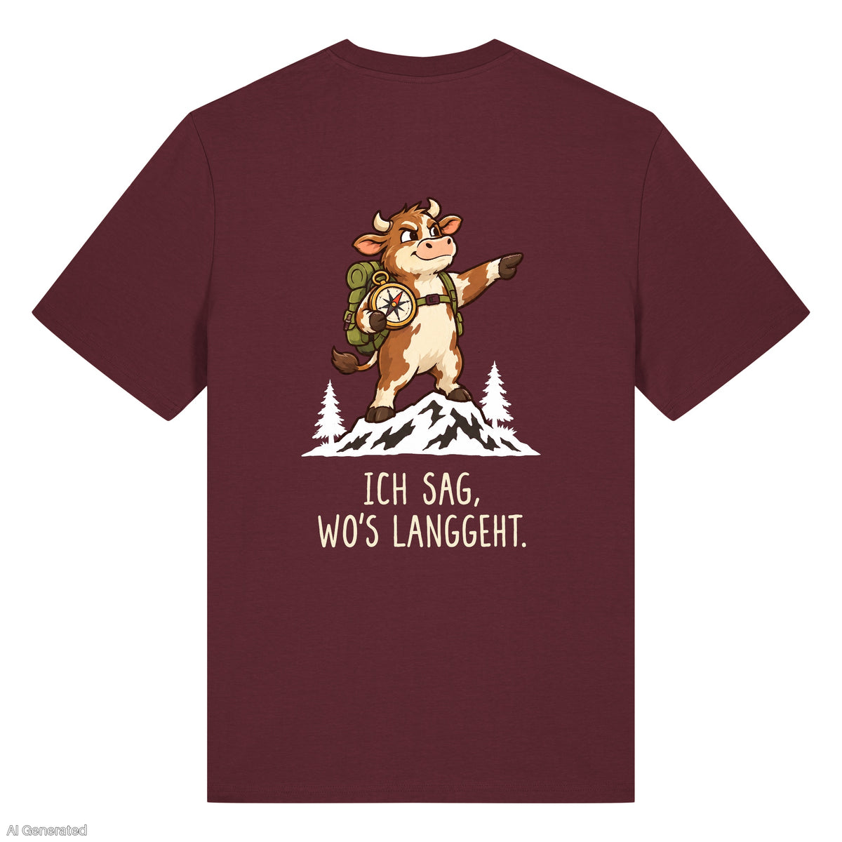 Burgunder – Unisex T-Shirt