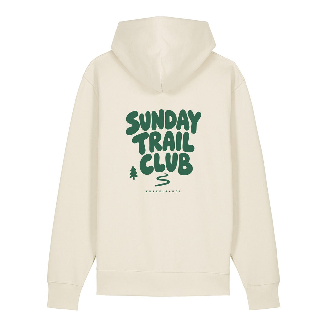 Sunday Trail Club Hoodie Beige, Rückendruck