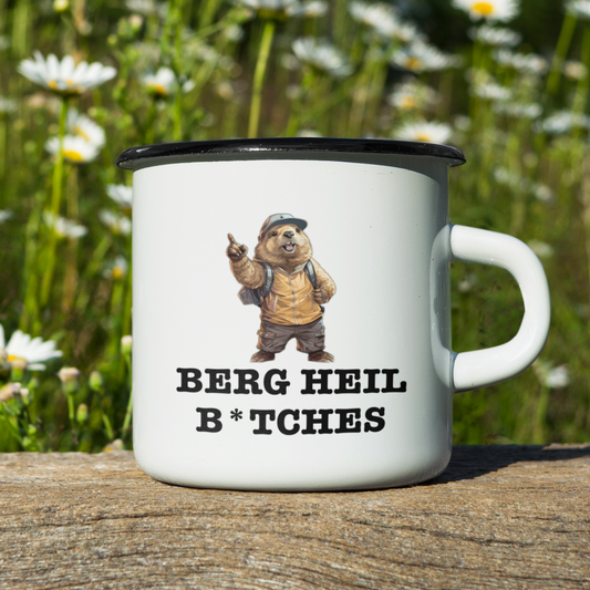 Berg Heil Emaille Tasse