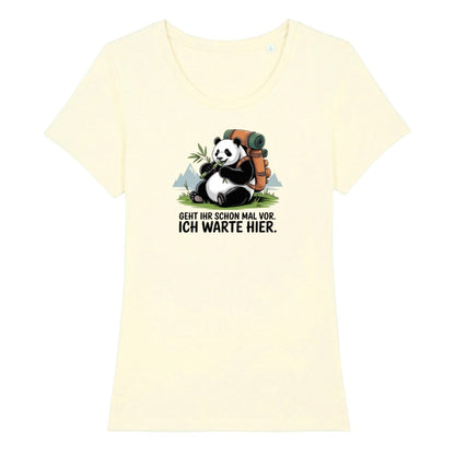 Geht schon mal vor Panda Frauenshirt