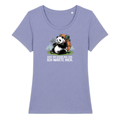 Geht schon mal vor Panda Frauenshirt