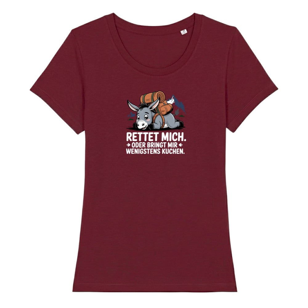 Rettet mich Esel Frauenshirt