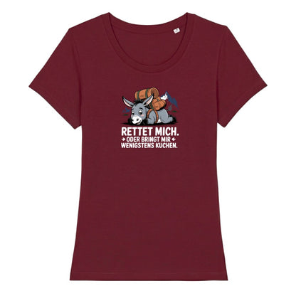Rettet mich Esel Frauenshirt