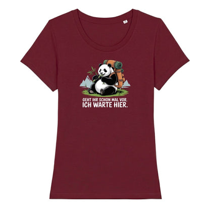 Geht schon mal vor Panda Frauenshirt