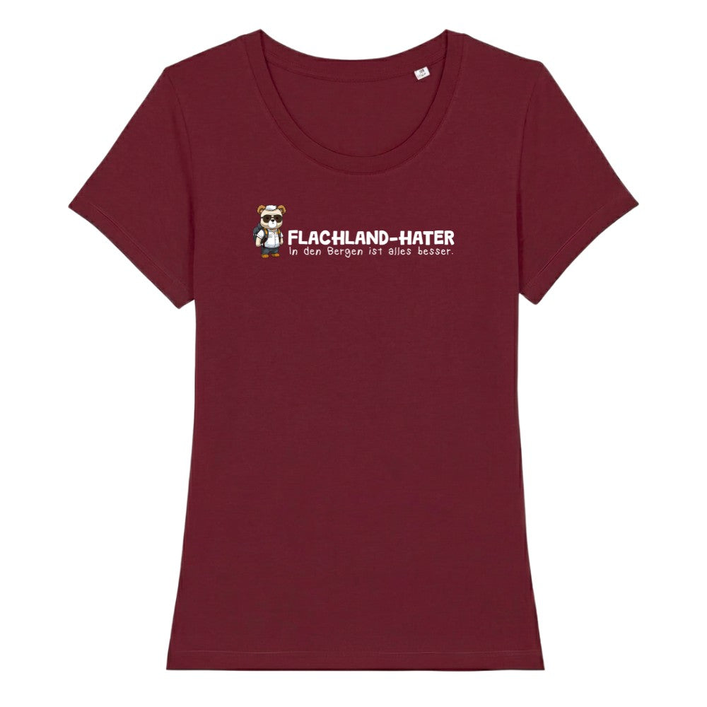 Flachland Hater Frauenshirt
