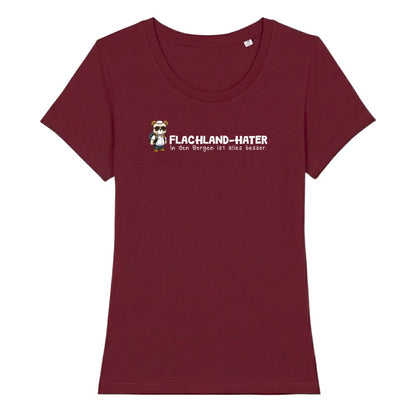 Flachland Hater Frauenshirt