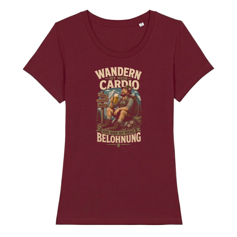 Wandern ist mein Cardio Frauenshirt