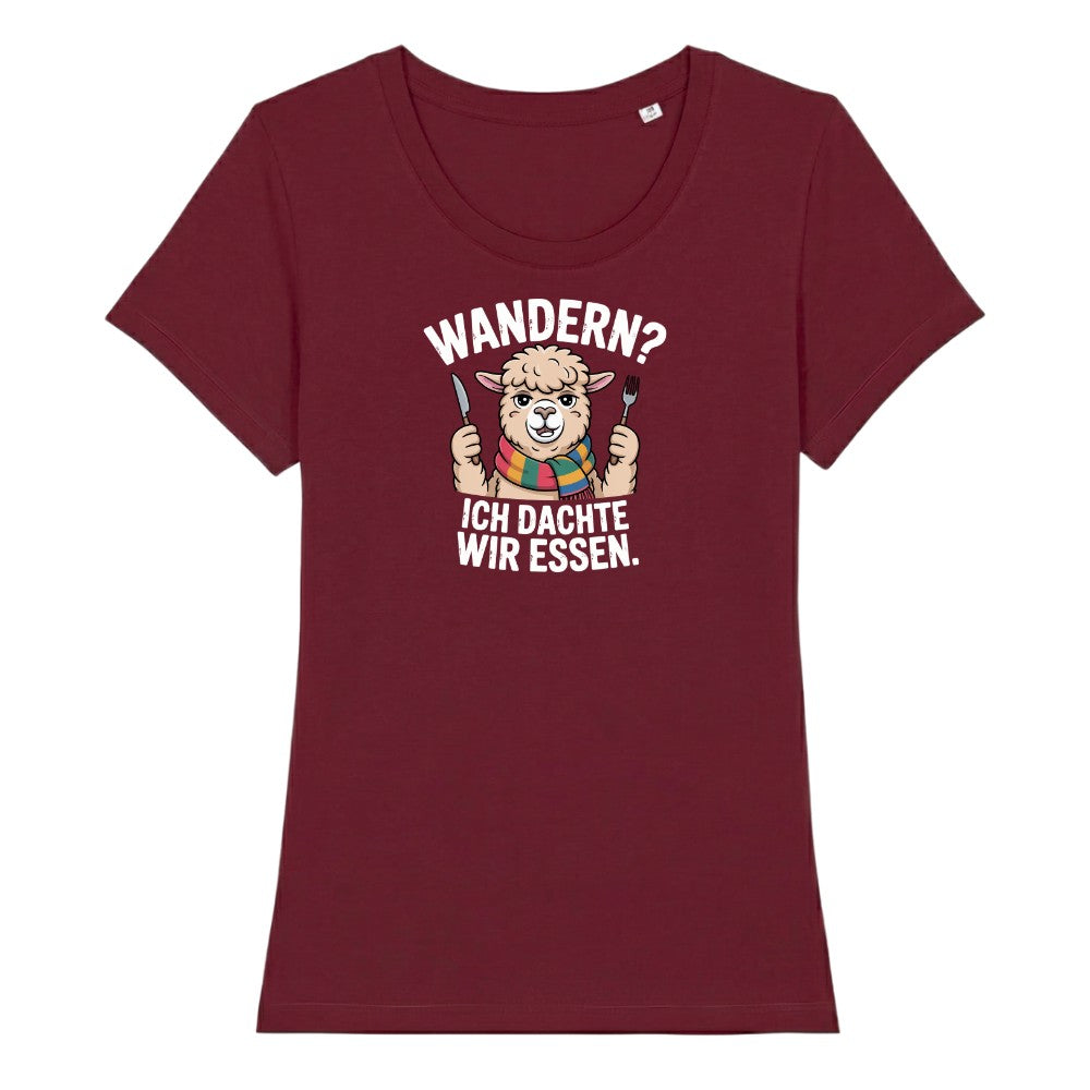 Ich dachte wir essen Frauenshirt
