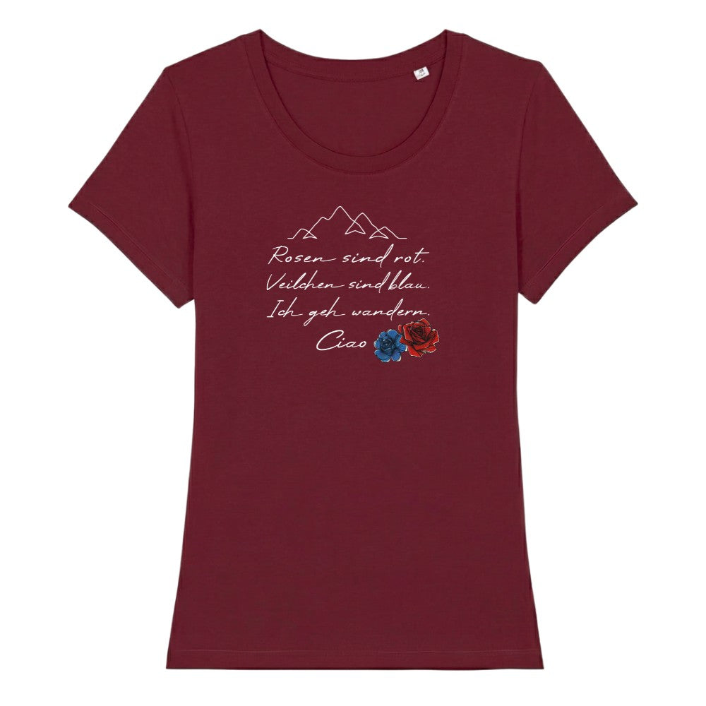 Rosen sind Rot Frauenshirt