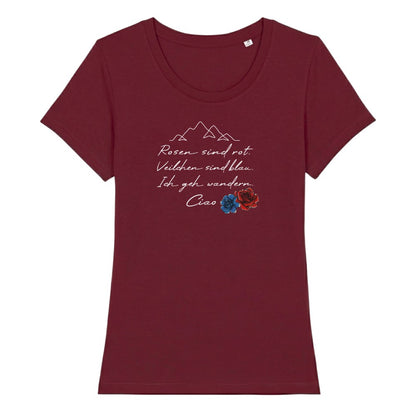 Rosen sind Rot Frauenshirt