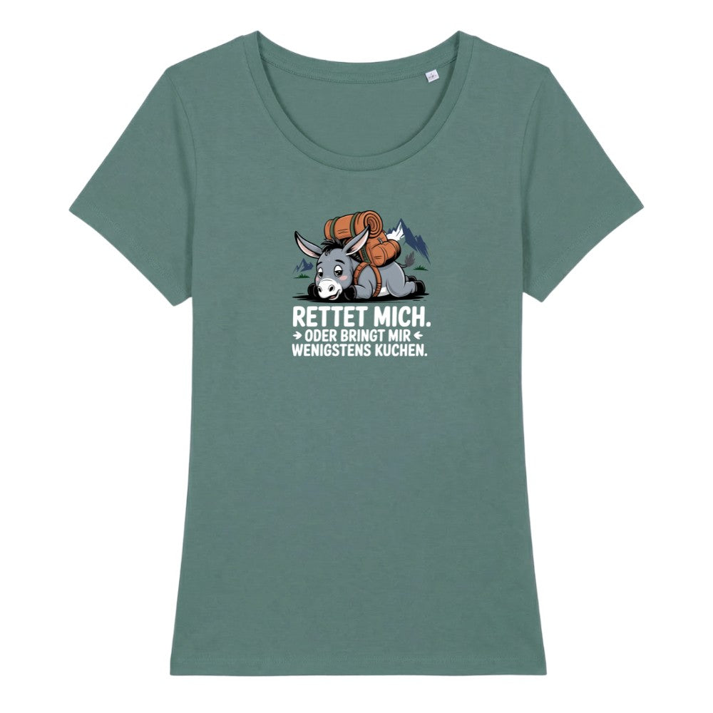Rettet mich Esel Frauenshirt