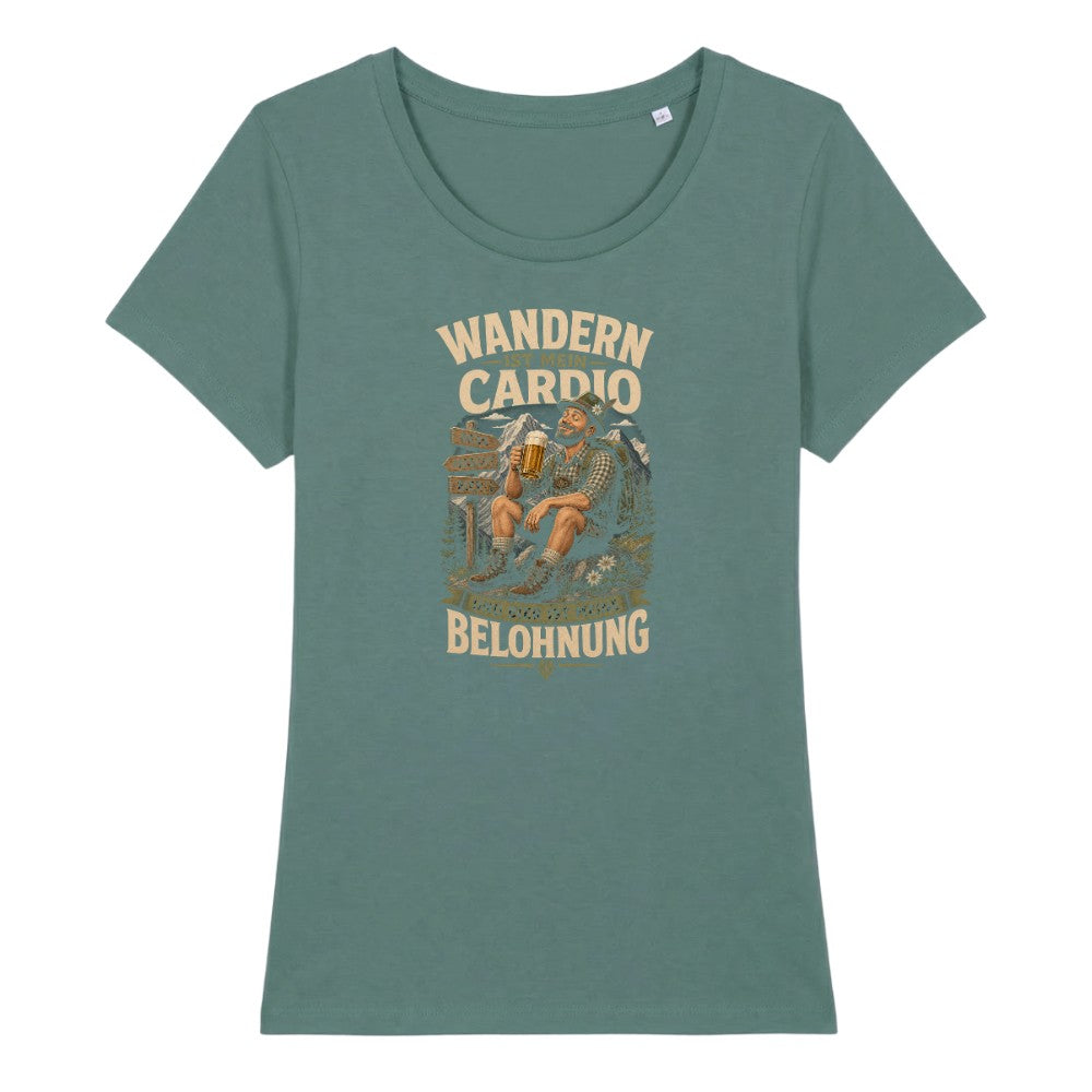 Wandern ist mein Cardio Frauenshirt