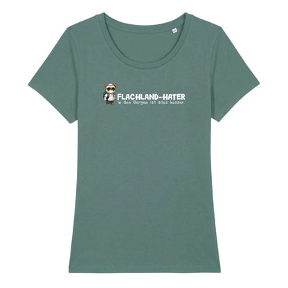 Flachland Hater Frauenshirt