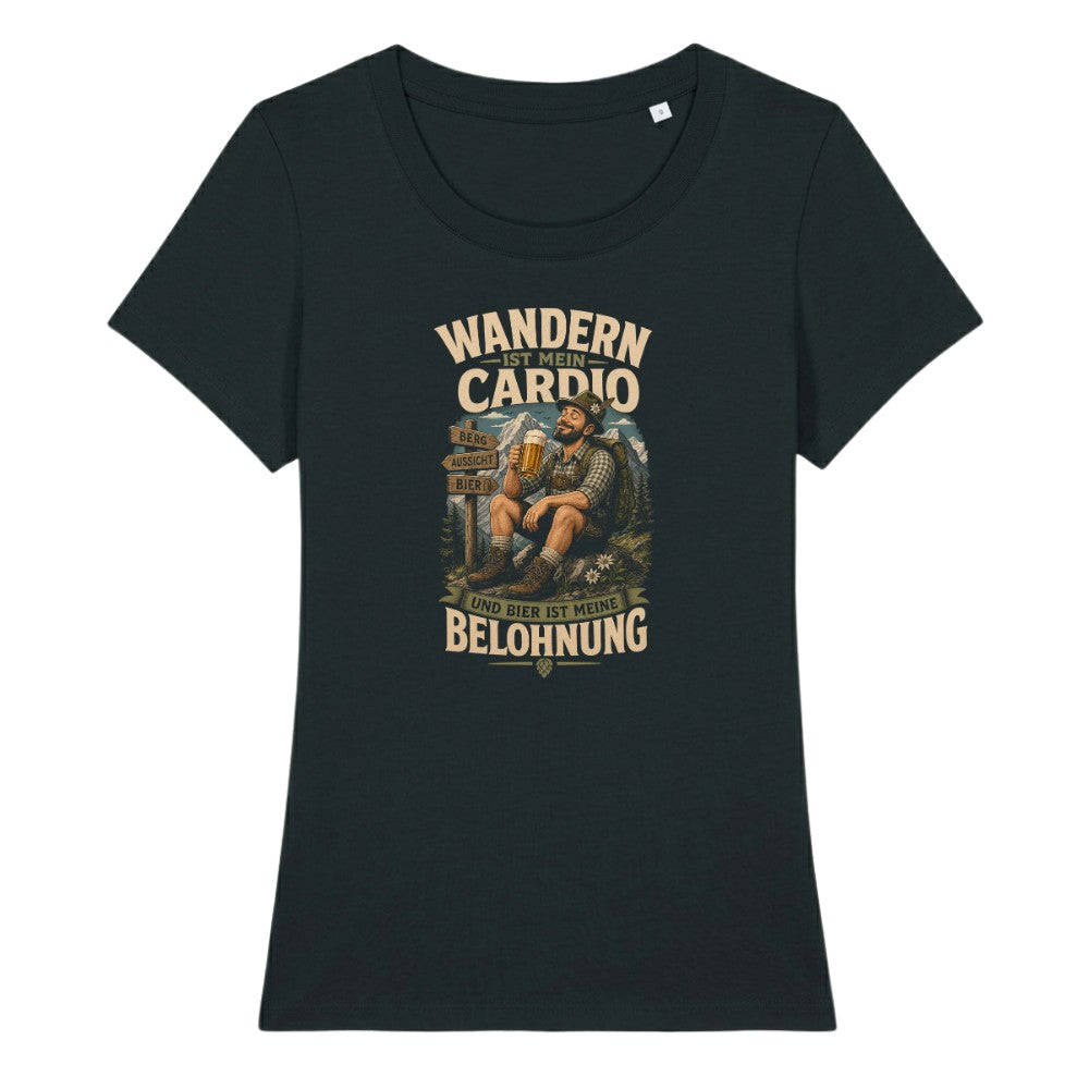 Wandern ist mein Cardio Frauenshirt