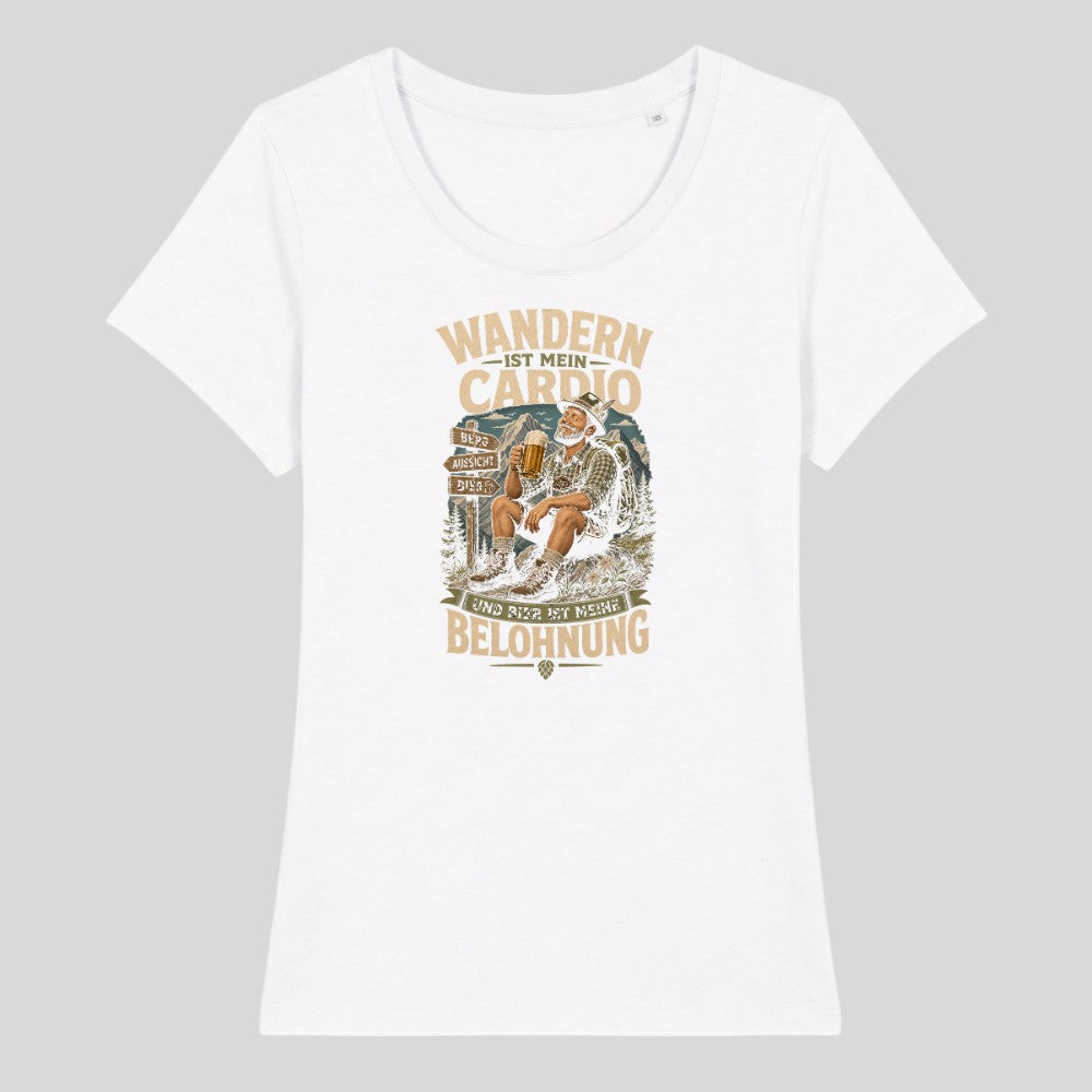 Wandern ist mein Cardio Frauenshirt