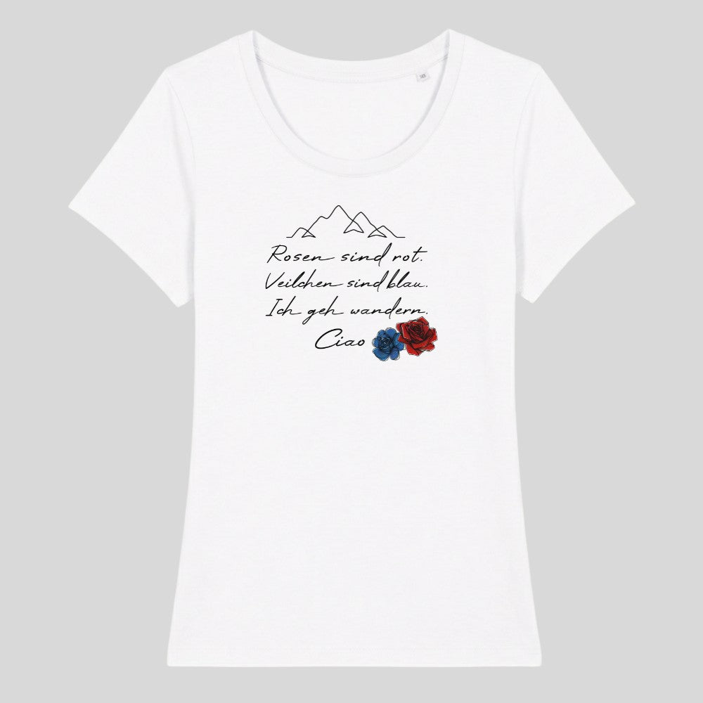 Rosen sind Rot Frauenshirt