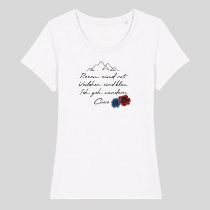 Rosen sind Rot Frauenshirt