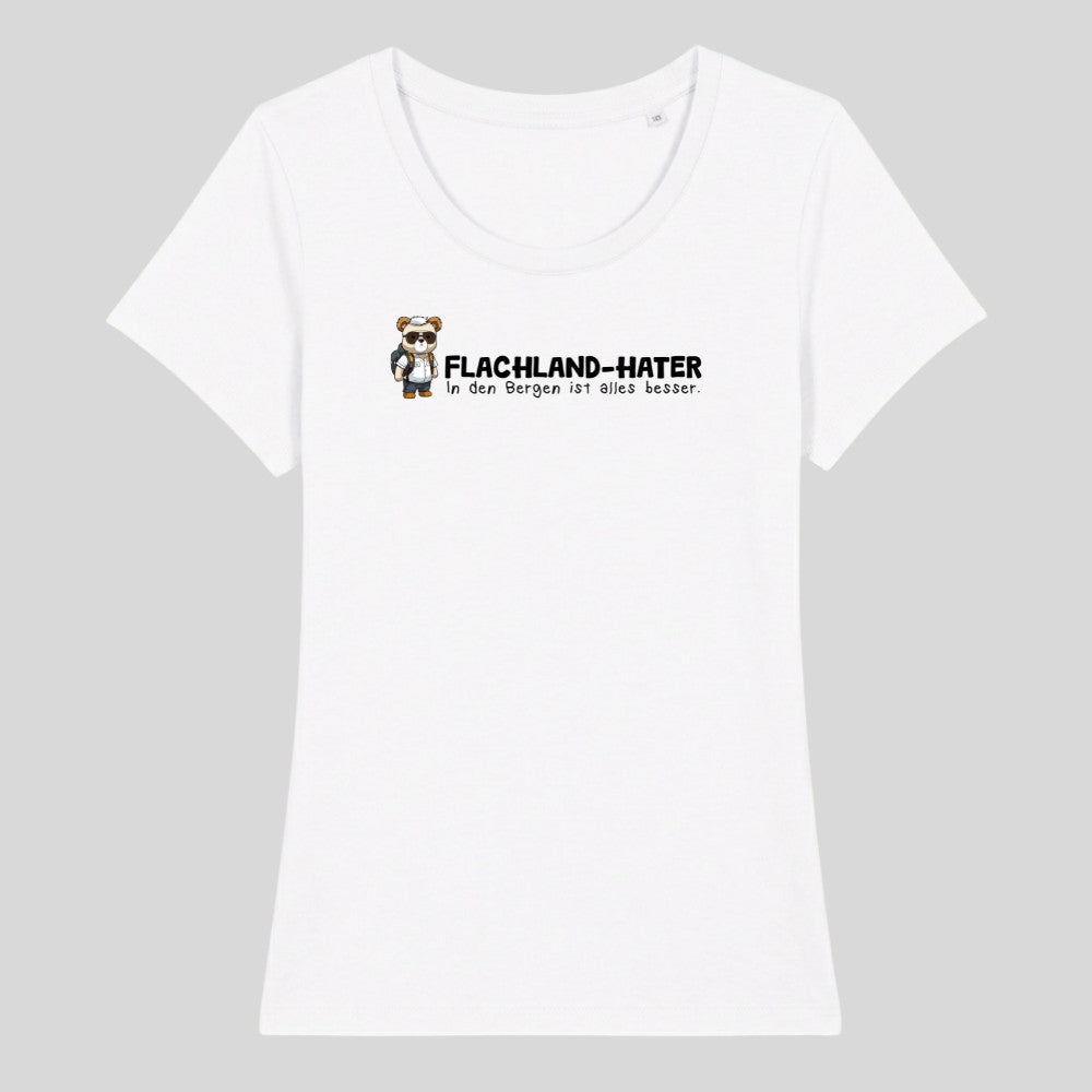 Flachland Hater Frauenshirt