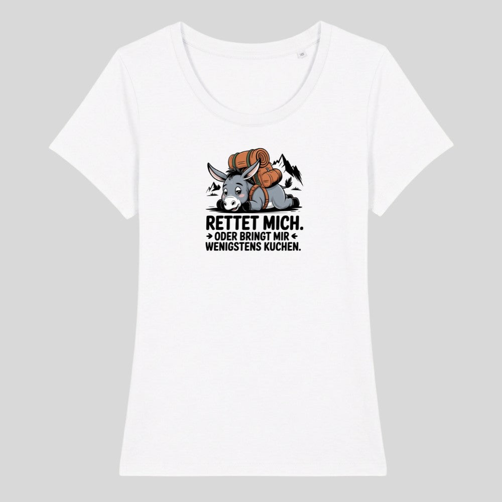 Rettet mich Esel Frauenshirt