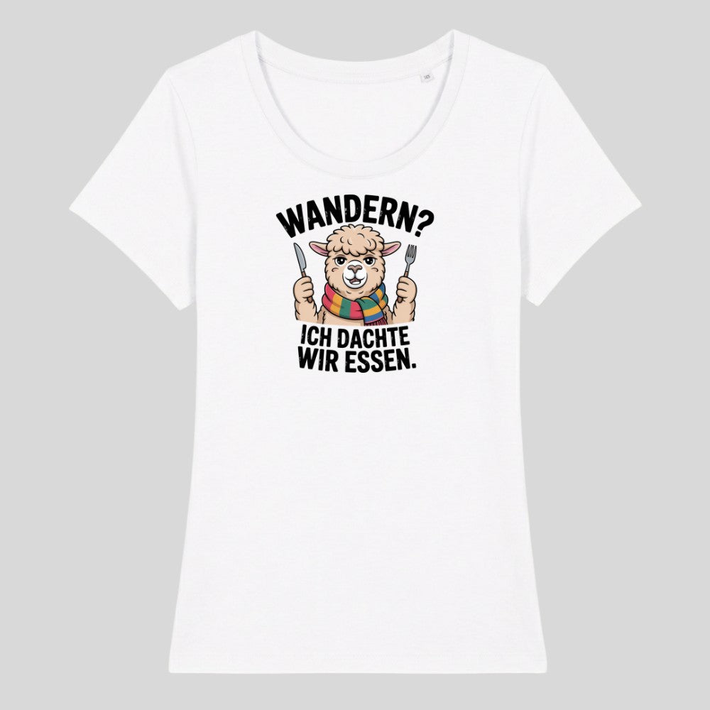 Ich dachte wir essen Frauenshirt
