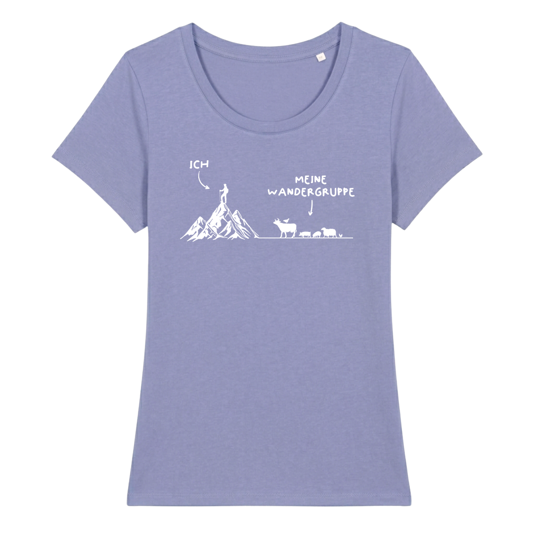 Wandergruppe Frauen Shirt mit Wander-Motiv, weitere Ansicht
