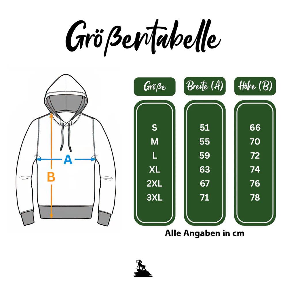 Pistenrose Hoodie mit Après-Ski-Spruch, weitere Ansicht