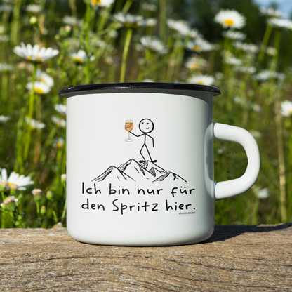 Spritz Emaille Tasse