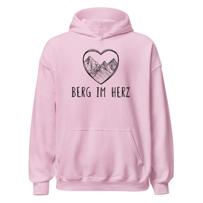 Berg im Herz Hoodie Unisex