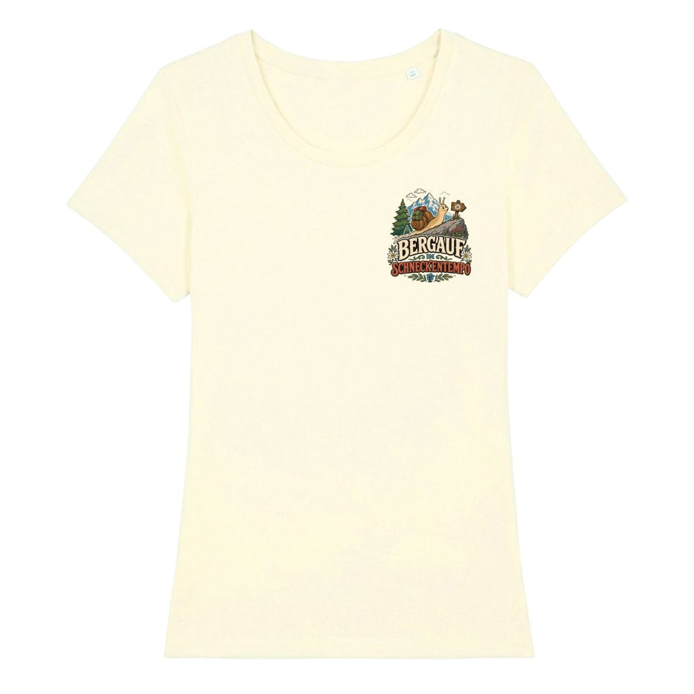 Bergauf im Schneckentempo Frauenshirt