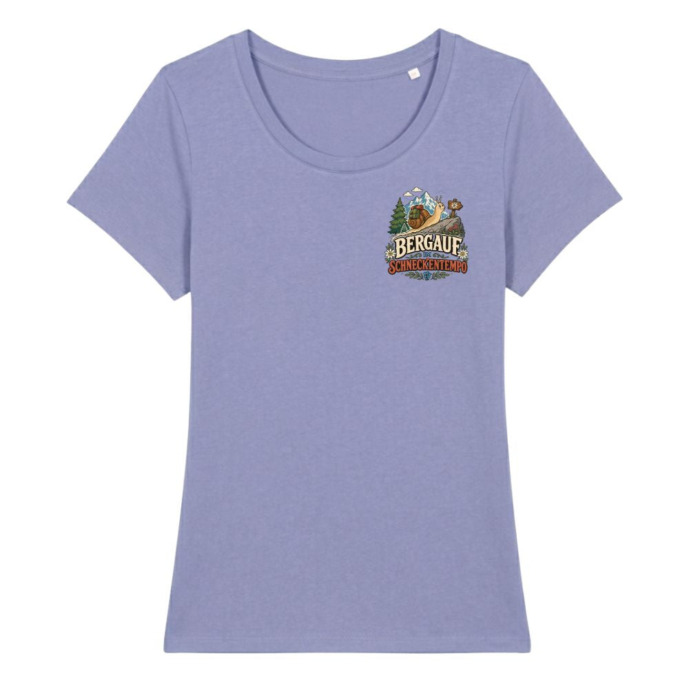 Bergauf im Schneckentempo Frauenshirt