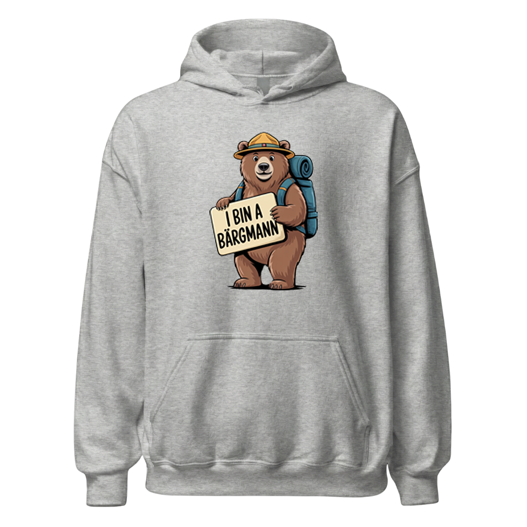 I bin a Bärgmann Hoodie Unisex mit bayrischem Spruch, Farbvariante