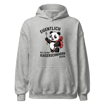 Ich will nur Kaiserschmarrn essen Hoodie Unisex mit Spruch, Farbvariante
